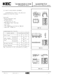 Datasheet KIA6278P manufacturer KEC